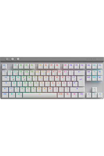 logitech Tastatura G515 LIGHTSPEED TKL, wireless 2.4 GHz + Bluetooth, Alb, As...