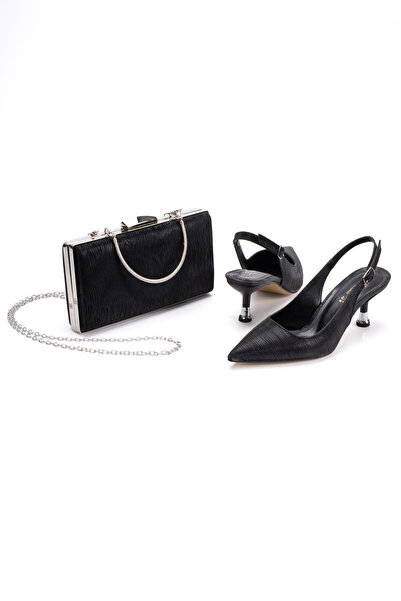 MFT AYAKKABI Σετ βραδινών παπουτσιών και τσάντας με τακούνι με μυτερή μύτη γι...