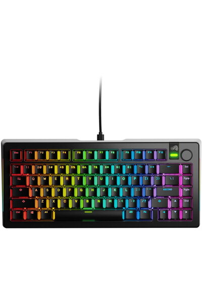 Glorious Tastatura mecanica GMMK 3 PRO, Fox Switches, USB, Cu fir, 81 taste, ...