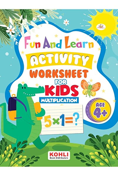 PHINDBOOKS Fun And Learn Activity WORKBOOK For Kids Multiplication