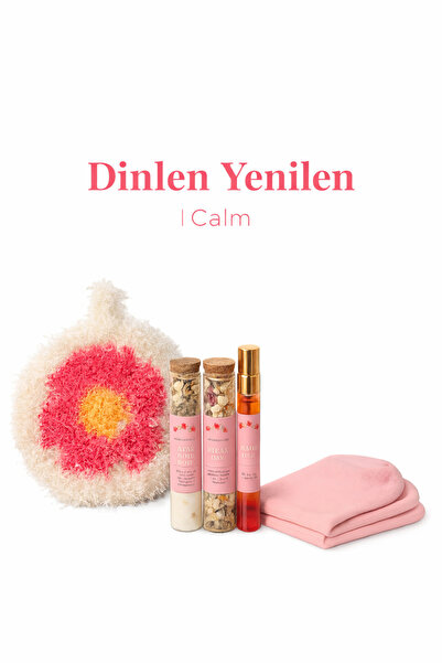 MagicPink Calm Dinlen Yenilen Ayak Bakım seti ( Lif, ayak bakım tuzu, relax ç...