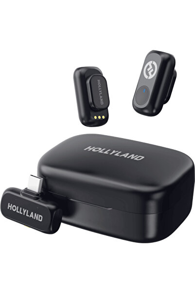 HollyLand Lavaliera LARK A1 Duo with USB-C RX + Charging Case