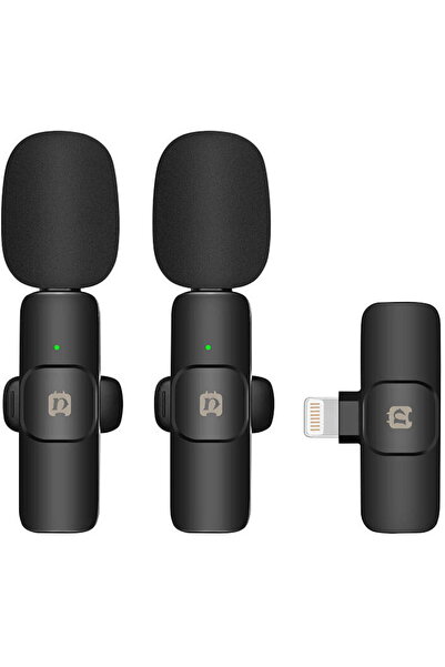 PULUZ Set microfoane lavaliera wireless cu Lightning PU3150B