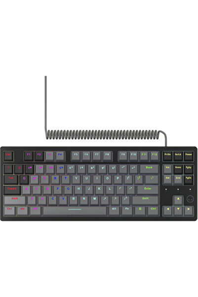LORGAR Tastatura Mecanica pentru gaming Azar 514TLK, cu cablu, RGB, Negru-gri...