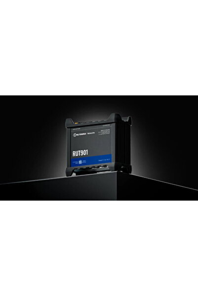 Teltonika Router profesional industrial 4G LTE, RUT901, Cat.4, WiFi, Dual Sim...