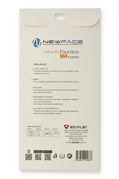 azrlyaonline واقي شاشة نيوفيس آيفون 14 برو ماكس 6D سيراميك مطفي جوست نانو