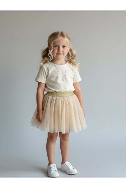 Zekids Girl's Glittery Tutu Skirt