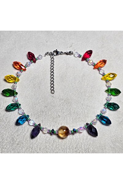 Singincraft Green - 7 Chakra Australian Crystal - Citrine Natural Stone Ankle...