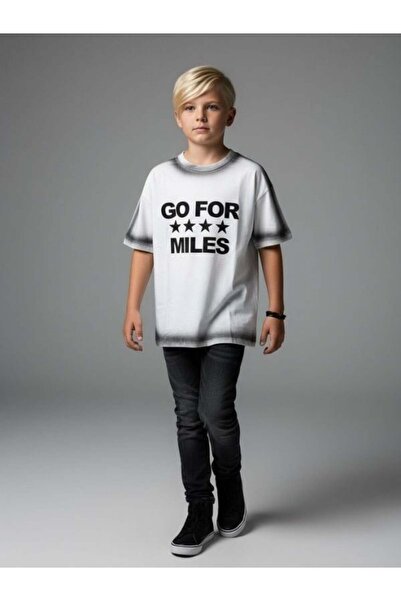 Zekids Παιδικό μπλουζάκι με στάμπα Go For Miles