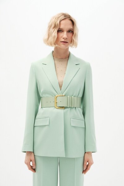 shnwomen Mint Oversize Ceket