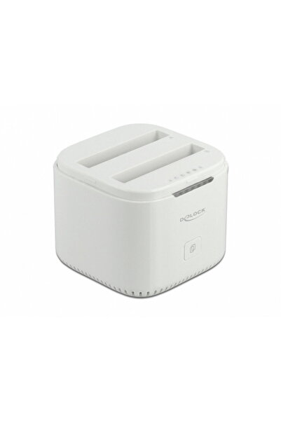 DELOCK Docking Station USB-C 3.2 pentru 2 x 2.5" SATA HDD / SSD cu functia de...