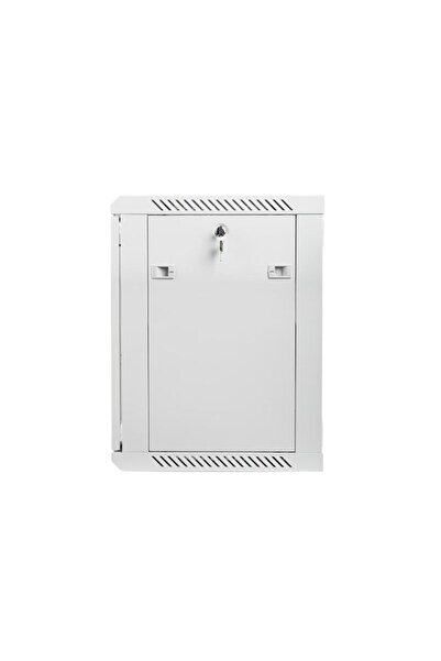 Lanberg 19" Wall-Mount Rack Cabinet 12U 600x450, Glass Door, Grey V2