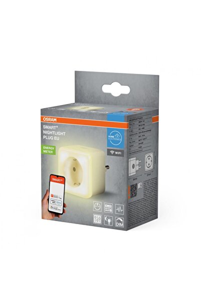 Osram Smart+ Wi-Fi Έξυπνη Πρίζα με Νυχτερινό Φως, 16Α, 3680W, Alexa & Google ...