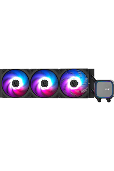 MSI Cooler MAG CORELIQUID A13 360, Black, Liquid cooling, AIO 360mm, RGB, Int...