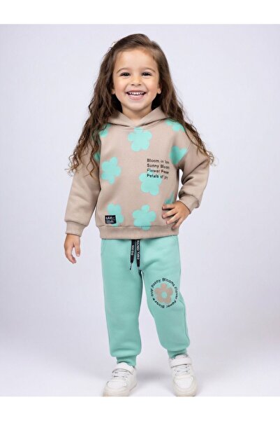İkonio Girl's Top and Bottom Two-Piece Set