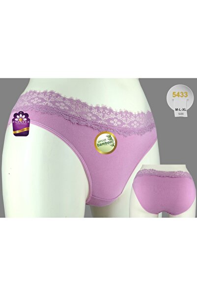 Papatya 5433 ASORTİ BIKINI BAMBO BEL PUSKULLU DANTEL