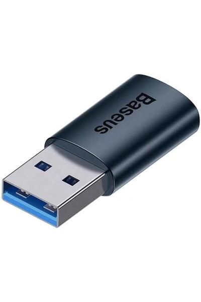 Baseus Adaptor Ingenuity Series Mini OTG, USB-A 3.1 la USB-C, Negru