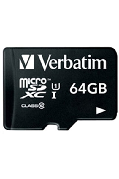 Verbatim Card de memorie MicroSDXC, 64GB, Class 10 + Adaptor
