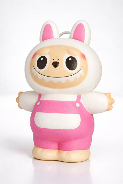 Srctech Labubu Squishy Soft Keychain - 10 cm