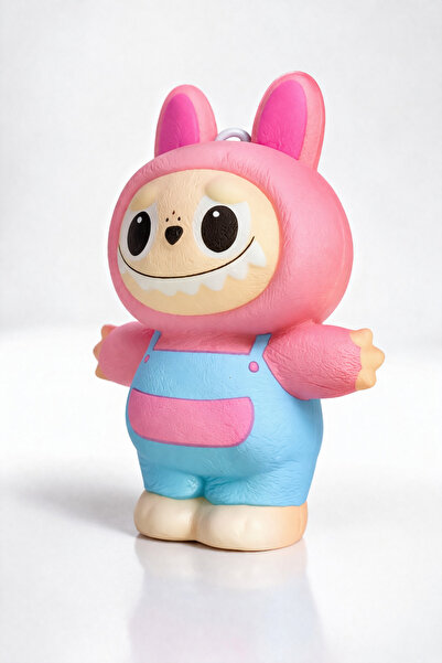 Srctech Labubu Squishy Soft Keychain - 10 cm