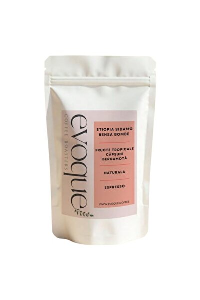 Evoque Ethiopia Sidamo Bensa Bombe coffee beans, espresso roast, tropical fru...