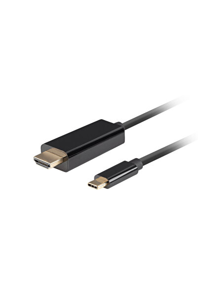 Lanberg Καλώδιο USB-C σε HDMI 1,8 μ., 4K 60Hz, Μαύρο
