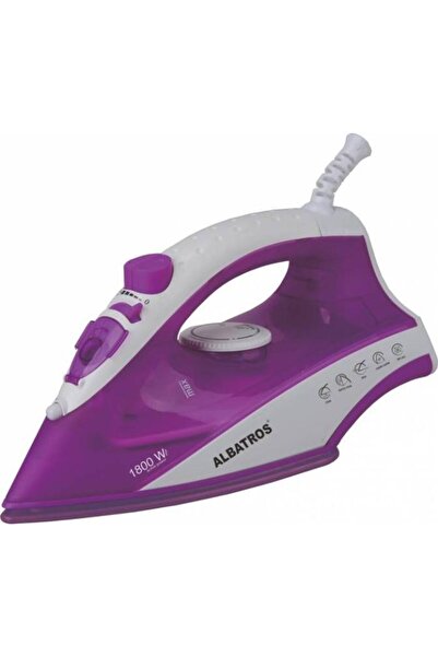 ALBATROS Fier de calcat Jasmine, Talpa ceramica, 1800 W, Violet, rez 170 ml