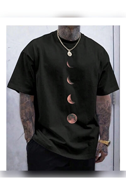 TİMİSİVA Μπλουζάκι Unisex oversized με τύπωμα με κοντό μανίκι και λαιμόκοψη, ...