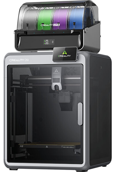 Creality Imprimantă 3D FDM K2 Combo cu Sistem Multi-Color CFS, 260x260x260 mm
