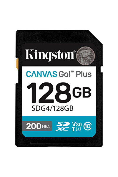 Kingston Card de memorie Canvas GO Plus, 128GB, SDXC, Clasa 10