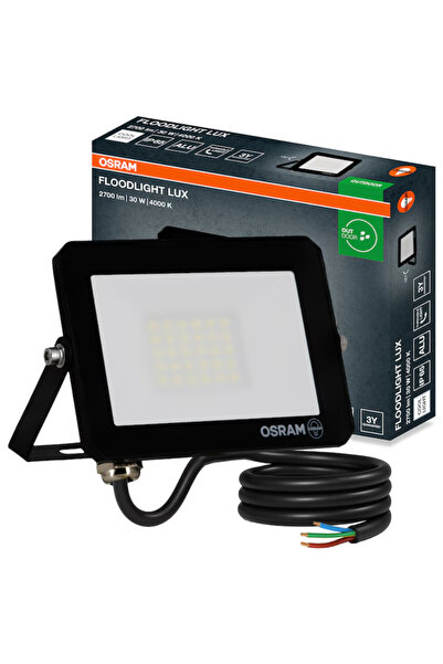 Osram Proiector LED LUX 30W, 2700 lm, 4000K, IP65, Negru