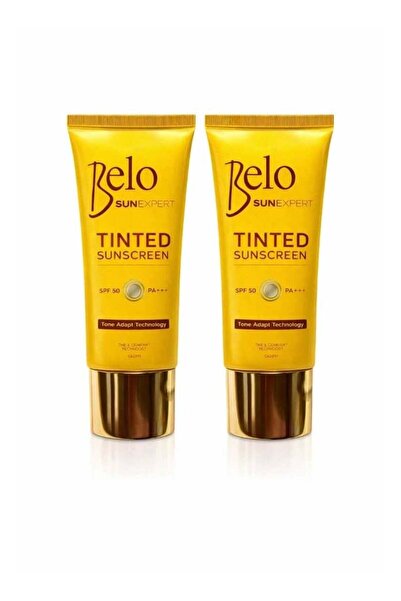 Belo واقي شمس ملون من SUN EXPERT (تقنية التكيف اللوني) 50 مل مع عامل حماية من...