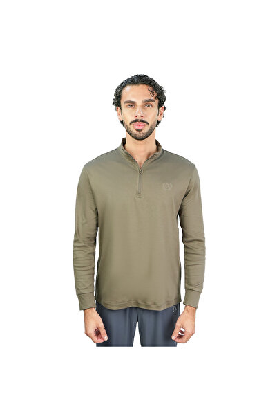 Giordano Men's Regular Liquid Touch Half-Zip Tee