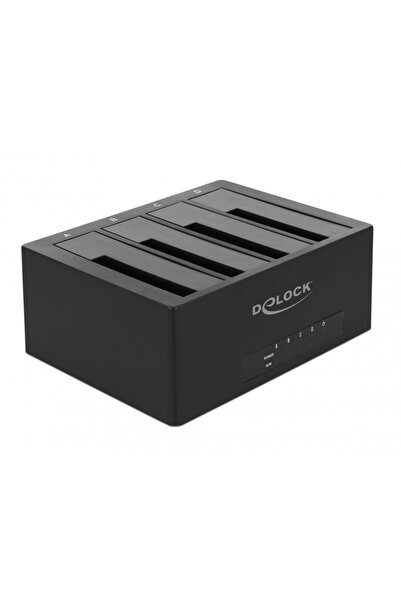 DELOCK Docking Station USB 3.1-C pentru 4 x HDD/SSD SATA 2.5"+3.5", 63930