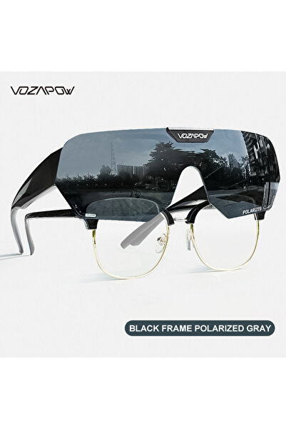 Choice7 Polarized Gray Vozapow Polarized Cycling Glasses UV400 Protection Ove...