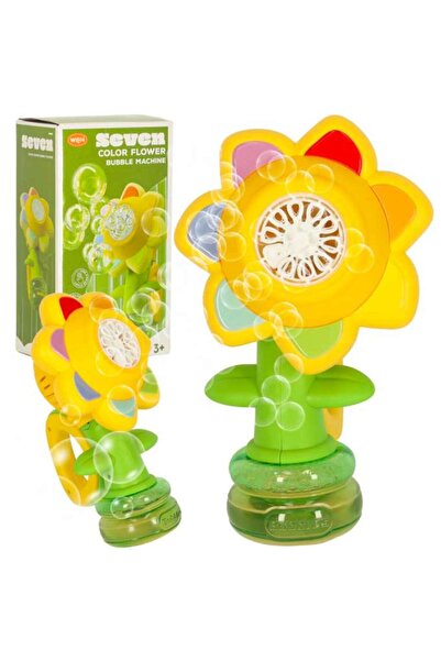 Bebeluc Μηχανή για σαπουνόφουσκες σε σχήμα λουλουδιού με φώτα και κίνηση