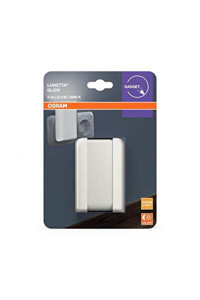 Osram Lampa de veghe LUNETTA Glow White cu senzor de lumina, 0.28W,5lm, lumin...