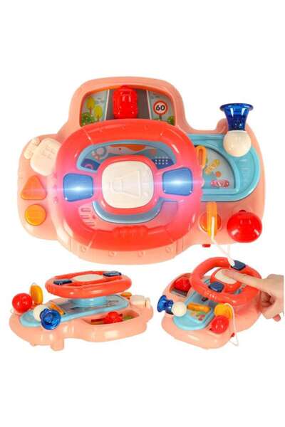 Bebeluc Διαδραστικό τιμόνι για βρέφη και νήπια, για καρότσι, με μουσική και ή...