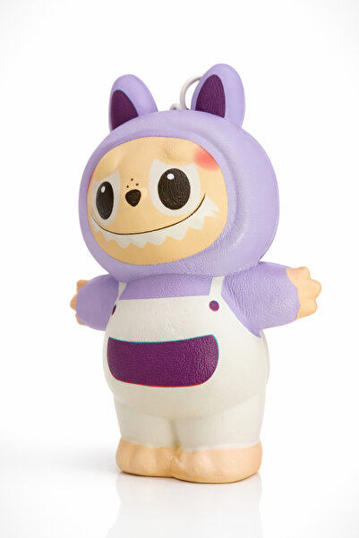 Srctech Labubu Squishy Soft Keychain - 10 cm
