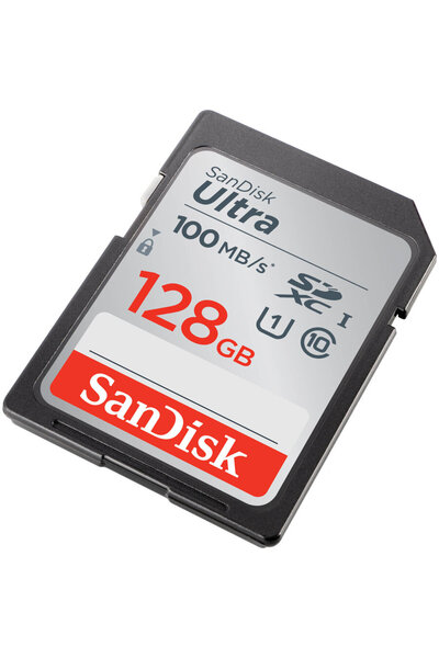 SanDisk Card de memorie Ultra SDXC SDSDUNR-128G-GN3IN, 128GB, UHS-I, Clasa 10