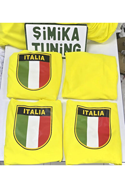 şimika tuning tuningmarketim Italy Yellow Auto Service Cover Front and Rear 4...