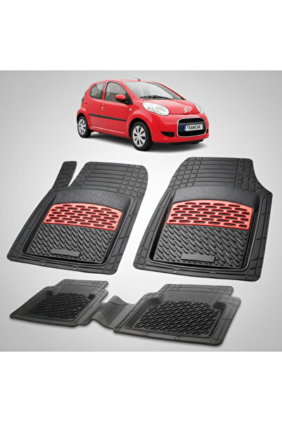 TEAMCAR Πατάκια δαπέδου συμβατά με Citroen C1 Hatchback 5θυρο Facelift 2009-2...