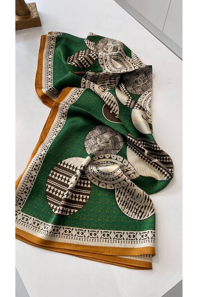 EB SCARF Italian Silk Shawl |   Natural Bright and Stylish Appearance