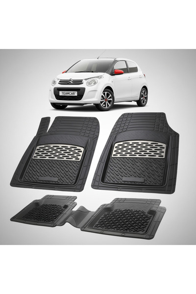 TEAMCAR Citroen C1 Χάτσμπακ 5 Πόρτες Γενιά 2 Συμβατά Πατάκια Δαπέδου 2014-202...