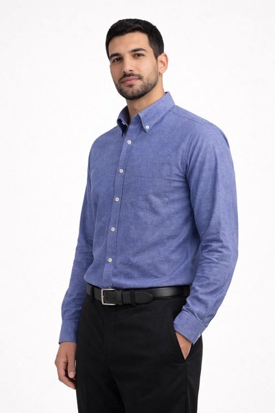 DORMEN Uzun Kol Klasik Erkek Regular Fit Gömlek 7607