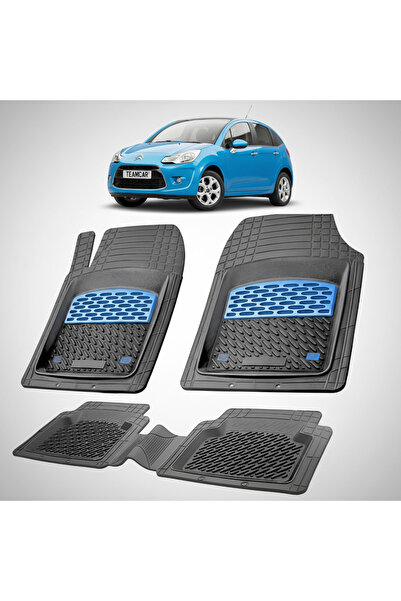 TEAMCAR Πατάκια δαπέδου συμβατά με Citroen C3 Hatchback 5θυρο 2ης Γενιάς 2010...