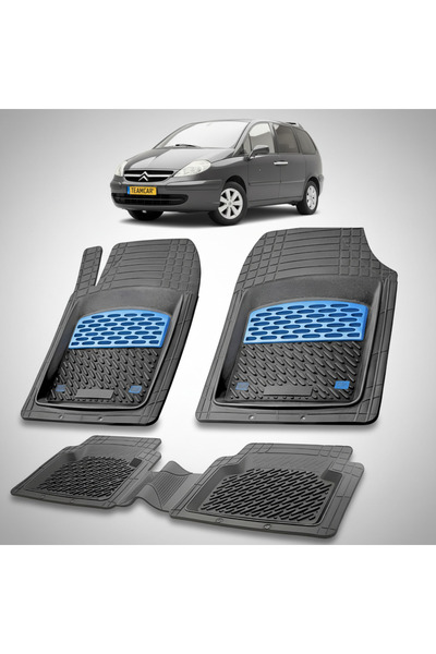 TEAMCAR Πατάκια αυτοκινήτου Citroen C8 Γενιά Ι Συμβατά 2002-2014 |   Μπλε