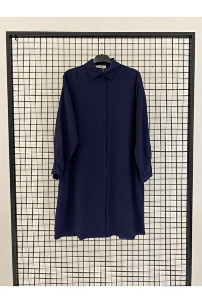 Armine TREND Embroidery Detailed Beaded Crepe Tunic Shirt