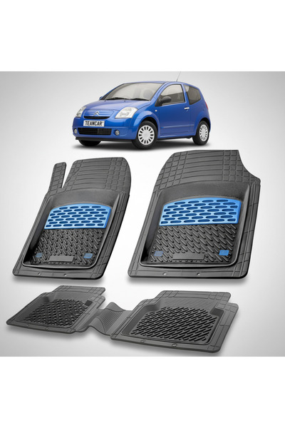 TEAMCAR Citroen C2 Χάτσμπακ 3θυρο Προ-αναδιαμορφωμένο Συμβατά Πατάκια Δαπέδου...
