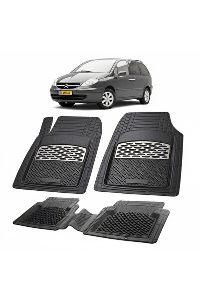 TEAMCAR Συμβατά πατάκια δαπέδου για Citroen C8 Πρώτης Γενιάς 2002-2014 |   Ασήμι